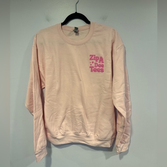 Pink Zipadeetees Taylor Swift Princess weekend sweatshirt - Picture 1 of 4